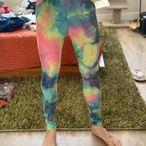 Colorful Tie-Dye Leggings